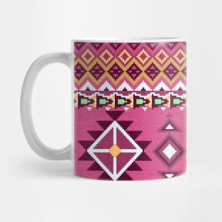 Ethnic pixel ornament #1 Mug